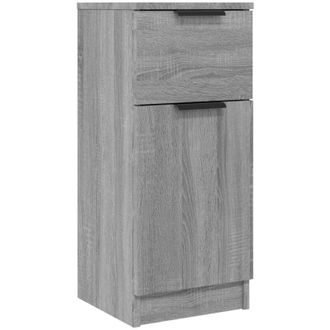vidaXL Vidaxl - Aparador De Madera Contrachapada Gris Sonoma 30x30x70 Cm