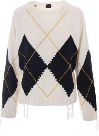 Pinko Multicolor Crew Neck Sweater