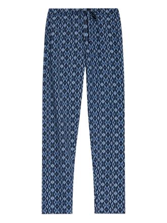 Hanro Broek met trekkoordtaille - Blauw