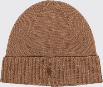Polo Ralph Lauren Berretto beanie in lana con logo Pony ricamato