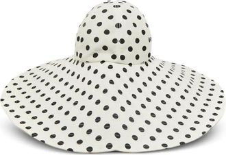 Marianna Senchina Cappello a pois - Bianco