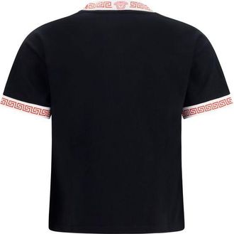 Versace Womens Black Cotton T-Shirt