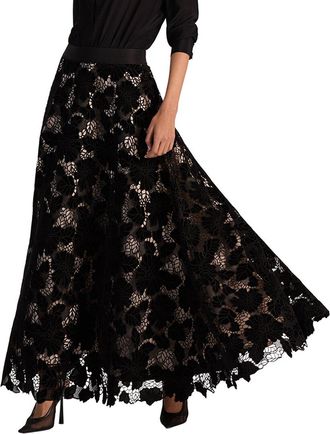 Alice & Olivia Alice + Olivia Lorena Drop Waist Skirt