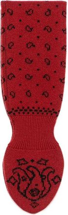 Guest In Residence Paisley-pattern Knitted Scarf