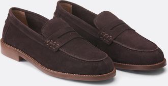 La Redoute Collections Loafers in su&egrave;deleer Signature