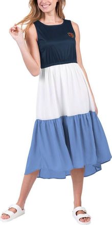 G-III 4Her by Carl Banks Womens G-III 4Her by Carl Banks Navy/Blue Chicago Bears 12th Inning Colorblock Dress at Nordstrom, Size Xx-Large