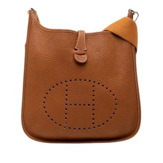 Herm&egrave;s Pre-owned Evelyne II Schoudertas - Dames - Pre-owned - Bruin - Maat: ONE Size Leer