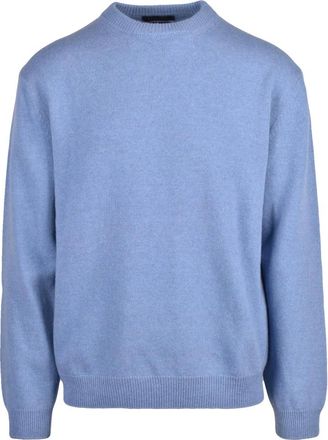 Daniele Fiesoli Truien & Vesten, Heren, Blauw, XL, Wol, Pullover met ronde hals