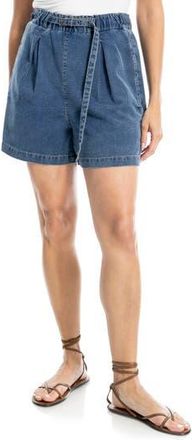Max Studio Pleated Shorts in Indigo at Nordstrom Rack, Size X-Small