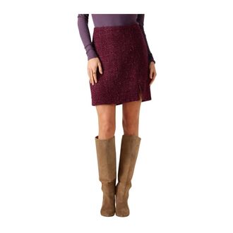 Ydence Ydence - Dames Rokken Skirt Femke - Dames - Rokken - Paars - Maat: XS Poliester