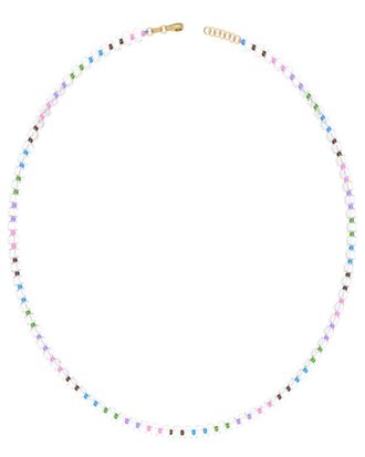 Bea Bongiasca Flower Funk 9K & Silver 201.60 Ct. Tw. Rock Crystal Beaded Necklace