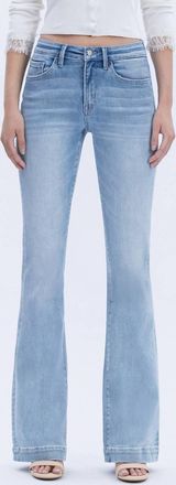 Flying Monkey Miranda Midrise Bootcut Trouser Hem Jean In Blue