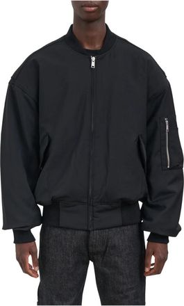 Entire studios Broad Bomber Jacket - Heren - Bomber jackets - Zwart - L - Wol - Jassen