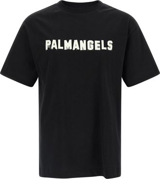 Palm Angels Black Crew Neck T-Shirt