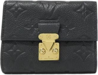 Louis Vuitton Pre-owned Vintage Tri-fold Portemonnee - Dames - Vintage Accessoires - Zwart - ONE Size - Vintage
