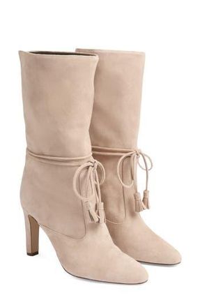 L.k. Bennett Eliza Tassel Slouch Bootie in Trench at Nordstrom Rack, Size 11
