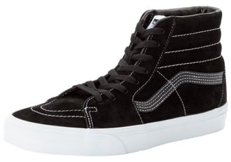Vans Sneaker VANS SK8-Hi, Damen, Gr. 38,5, schwarz (pig suede schwarz), Leder, Schuhe Sneaker, unisex