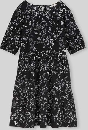 Tom Tailor Denim A-Linien Minikleid in Crinkle-Optik in Black, Gr&ouml;&szlig;e XS