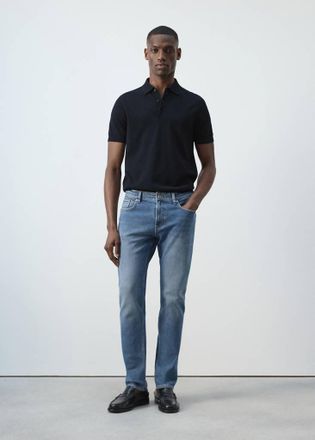 Mango Jeans Jan slim fit blu medio - Uomo - 42 - MANGO MAN