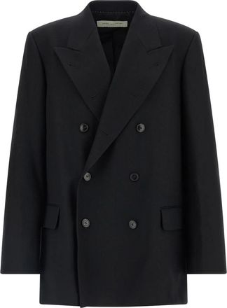Dries Van Noten Bosar Blazer - Heren - Business blazers - Zwart - M - Wol - Kostuums