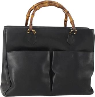 Gucci Pre-owned Tote Bags, female, Black, Size: ONE SIZE Pre-owned Vintage Tote Bag