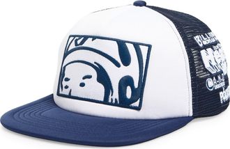 Billionaire Boys Club BB Solar Systems Trucker Hat in Navy Peony at Nordstrom