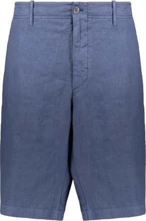 Fedeli Vico Linnen Shorts - Heren - Korte Broeken - Blauw - 3XL - Linnen - Korte Broeken