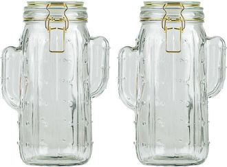 10 Strawberry Street Set Of 2 Saguaro Large Hermetic Jars