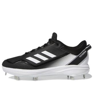 adidas Icon 7 Cleats Black White FZ1558