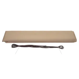 Hhg Funda De Recambio Para Toldo Hhg-553, Cofre Completo De Recambio Protecci&oacute;n Solar 6x3m, Poli&eacute;ster Crema