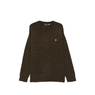 Ralph Lauren Logo-embroidered Ribbed-knit Sweater