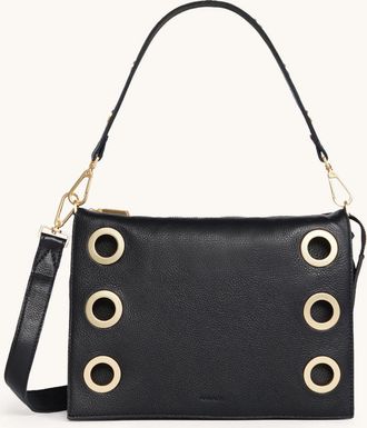 Hammitt Hammitt Montana Clutch Black Brushed Gold Lrg