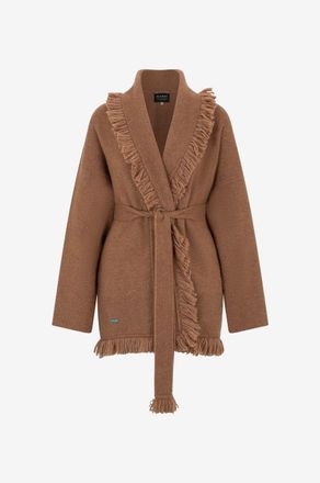 Alanui Langer Kaschmir- und Seidencardigan Alanui Finest Luly Brown