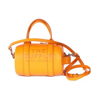 Marc Jacobs The Leather Mini Duffle - female - Marc Jacobs - Mini Bags - Orange - ONE SIZE - Bags