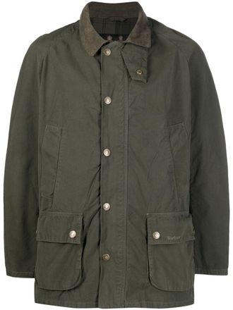 Barbour Giacca-camicia con colletto ampio - Verde