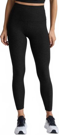Beyond Yoga Spacedye Midi Leggings In Darkest Night