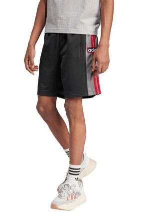 adidas Adibreak Recycled Polyester Shorts in Black/grey/scarlet at Nordstrom, Size X-Large
