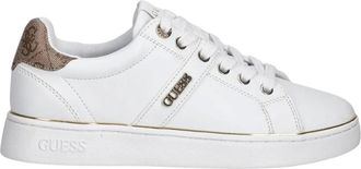 Guess Dames, Schoenen, Wit, Maat: 38 EU Leer
