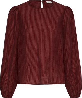 Kaffe Blouse - Dames - Blouses & Shirts - Rood - Maat: XS