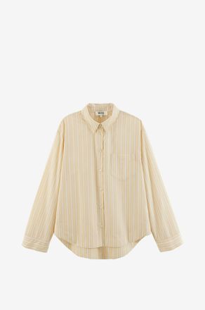 Balzac Paris Gestreiftes Hemd aus Baumwollpopeline Paloma