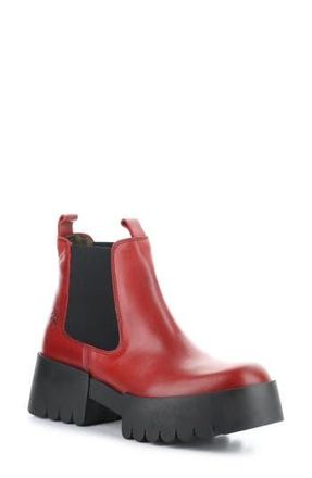 FLY London Exia Lug Sole Chelsea Boot in Red Rug at Nordstrom Rack, Size 9-9.5Us / 40Eu