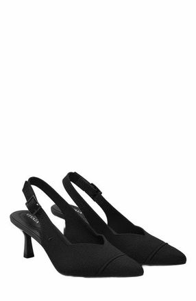 Vivaia Addison Pointed-Toe Slingback Sandals in Black at Nordstrom, Size 5.5