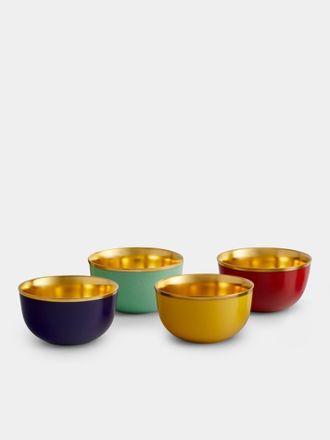 Augarten Wien Hand-Painted Porcelain Champagne Coupe Collection