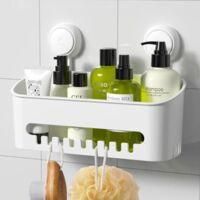 OEM Estante Con Ventosa - Ideal Para Ba&ntilde;os, Aseos Y Cocinas - Estante Extra&iacute;ble, 1 Pieza, Blanco - Crezuo