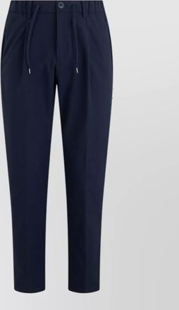 Herno polyester elastic-waist chino shorts