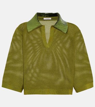 Dorothee Schumacher Essential Ease wool-blend crop top