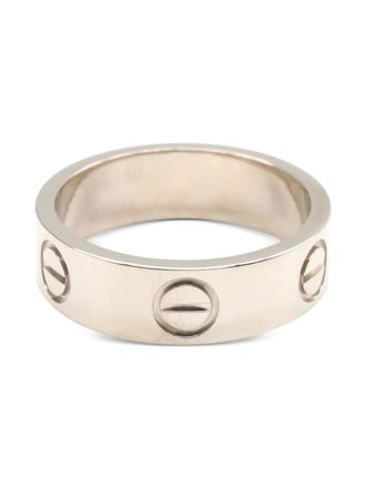 Cartier 2010s 18K white gold Love ring - Silver