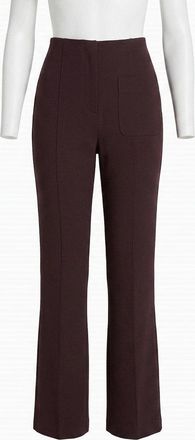 Spanx Womens Dressy Micro Flare Legging Pants In Truffle Brown
