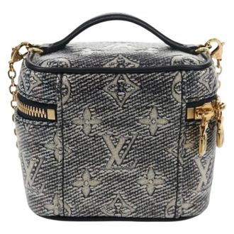 Louis Vuitton Pre-owned Canvas Mini Bag - Dames - Pre-owned - Blauw - Maat: ONE Size