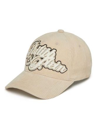 Philipp Plein Corduroy Cap Signature Unisex in Beige at Nordstrom, Size 00